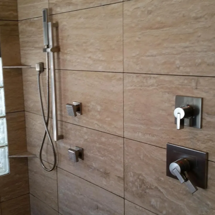 Shower fixture installation for Water Heater Replacement in La Homa